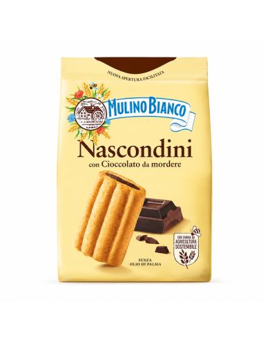 Chocolate shortbread biscuits – Mulino Bianco Nascondini