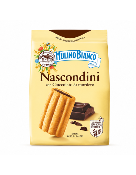 Chocolate shortbread biscuits – Mulino Bianco Nascondini