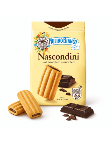 Chocolate shortbread biscuits – Mulino Bianco Nascondini