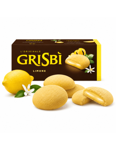 Grisbì Citron Biscuits – biscuits fourrés au citron