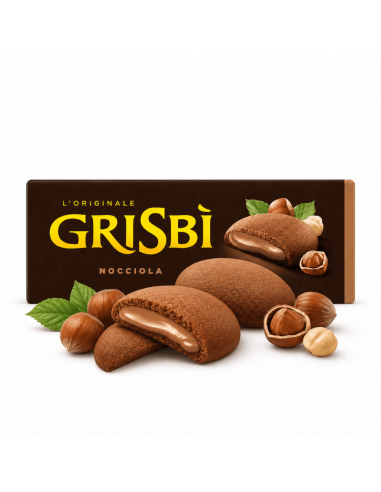 Grisbì Nocciola biscotti ripieni – Crema alla nocciola