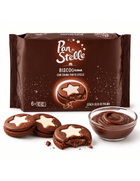 Mulino Bianco Pan di Stelle Biscocrema Biscotti al cacao