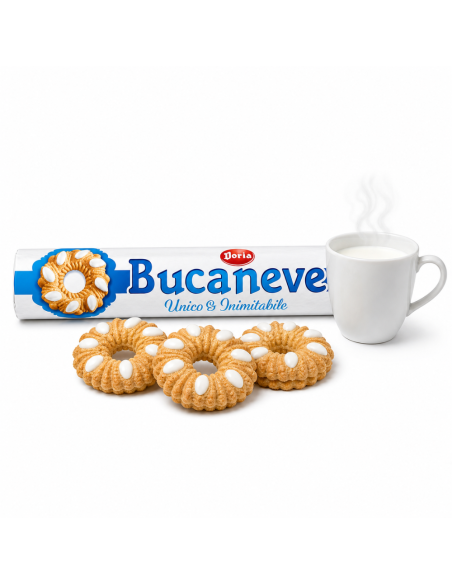 Doria Bucaneve Rolle Kekse – italienische Doria Kekse
