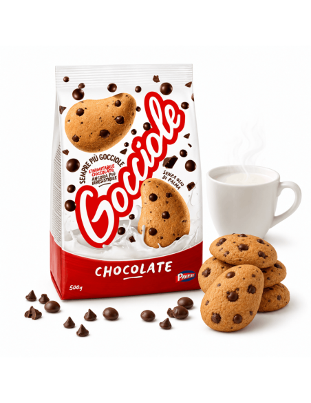 Pavesi Gocciole Chocoladekoekjes – Zonder palmolie