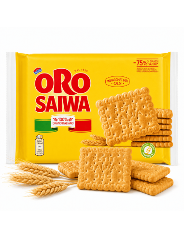 Oro Saiwa Kekse, trockene Frühstückskekse aus Italien