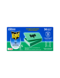 Raid Piastrine Tablete Antizanzare Eucalipto - 30 pz