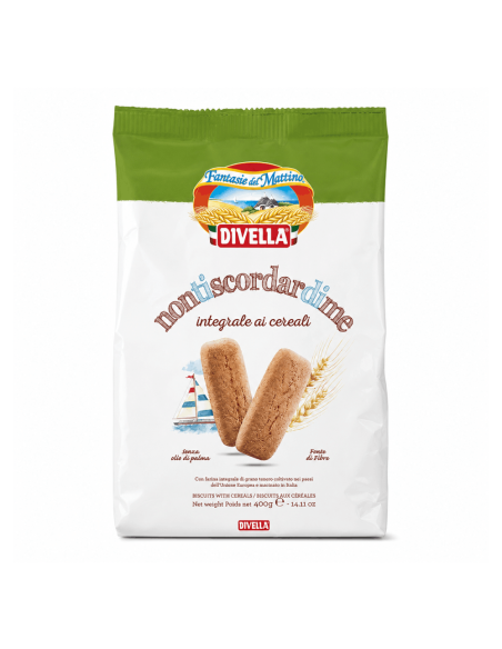 Divella Nontiscordardime Wholemeal Biscuits with fibre