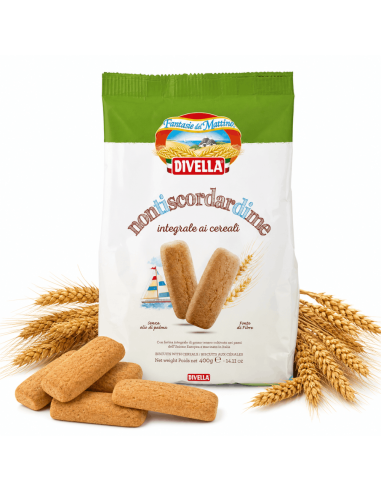 Divella Nontiscordardime Wholemeal Biscuits with fibre