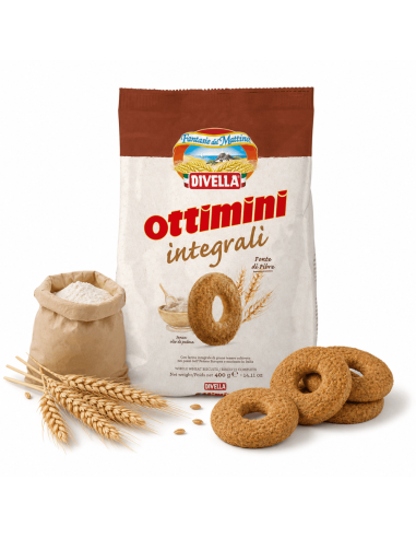 Divella Wholemeal Ottimini Biscuits – fibre source