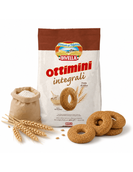 Divella Wholemeal Ottimini Biscuits – fibre source