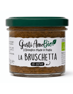 Gustiamo Bio La Bruschetta Crema di Olive biologica