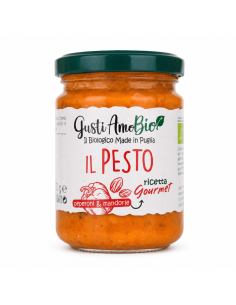 Gustiamo Organic Pepper and Almond Pesto for pasta