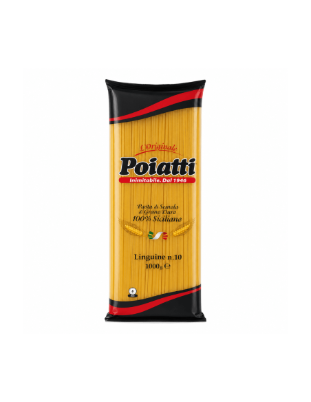 Poiatti 10 Linguine 100% Grano Siciliano - 1 Kg