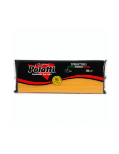 Poiatti 3 Spaghetti 100% Grano Siciliano - 1 Kg