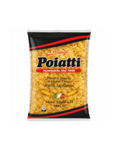 Poiatti 53 Mezzi Rigati 100% Grano Siciliano - 1 Kg