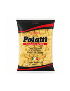 Poiatti 62 Cinque Buchi 100% Grano Siciliano - 1 Kg