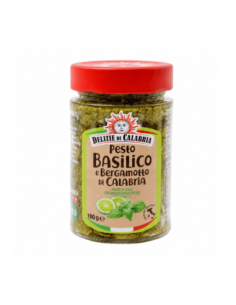 Delizie di Calabria Pesto di Basilico e Bergamotto di Calabria - 190 gr