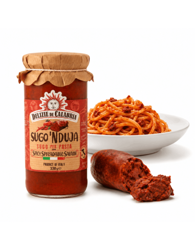 Scharfe Pastasauce mit 'Nduja – Delizie di Calabria