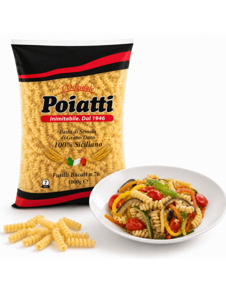 Fusilli Bucati n.76 met Siciliaanse tarwe – Poiatti