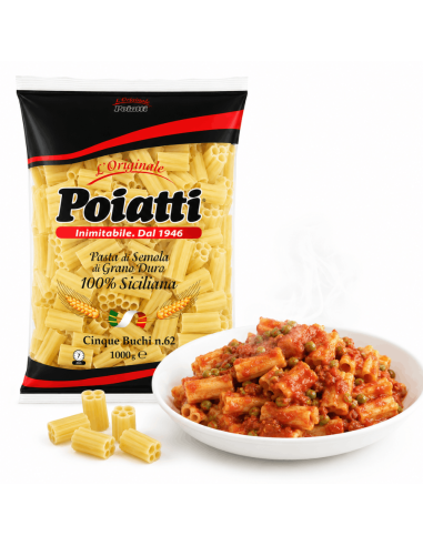 Cinque Buchi n.62 pasta met Siciliaanse tarwe – Poiatti