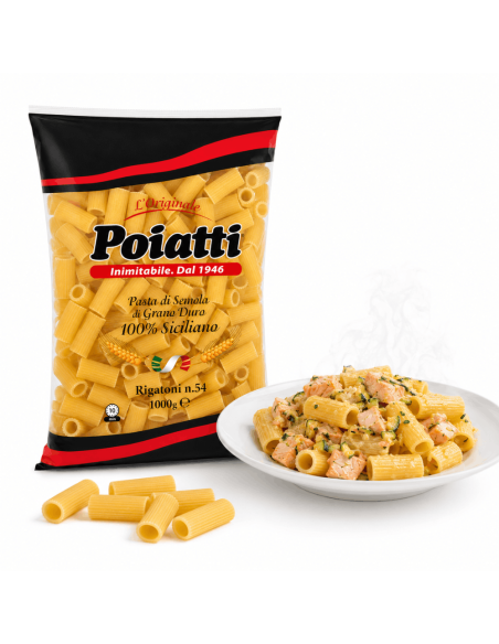 Rigatoni n.54 100% Sicilian wheat pasta by Poiatti