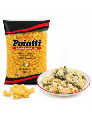 Tortiglioni n.51 100% Sicilian wheat pasta – Poiatti