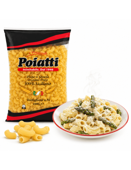 Tortiglioni n.51 100% Sicilian wheat pasta – Poiatti