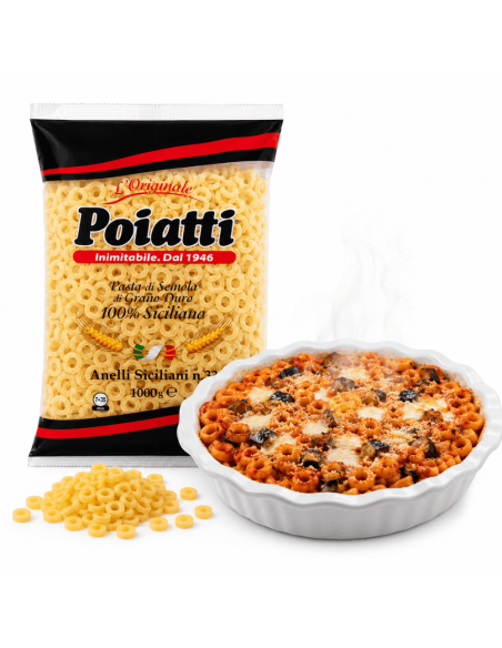 Anelli Siciliani n.33 aus sizilianischem Weizen – Poiatti