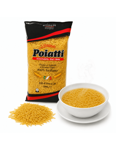 Fili d'Oro n.20 Pasta aus sizilianischem Weizen – Poiatti