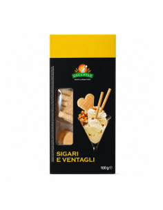 Gecchele Cigarettes et Éventails en Gaufrette pour Glaces