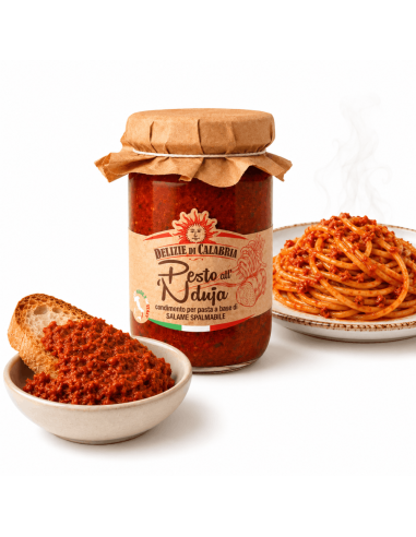 Delizie di Calabria Pesto mit 'Nduja – mittelscharf