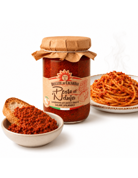 Delizie di Calabria Pesto mit 'Nduja – mittelscharf