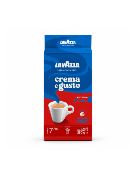 Lavazza Caffè Crema e Gusto Risveglio Classico per Moka - 250 Gr