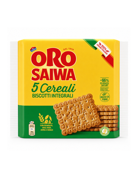 Oro Saiwa vollkornkekse, Biscuits italiens aux cinq céréales