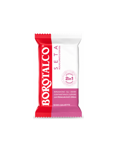 Borotalco Salviette Deo Seta - 10 pz