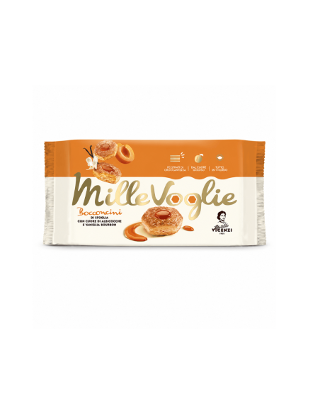 Matilde Vicenzi Millevoglie Bocconcini Albicocca e Vaniglia - 90 gr