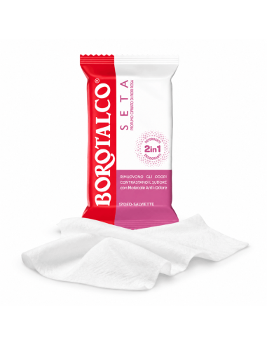 Borotalco Deo Seta Cleansing and Deodorant Wipes