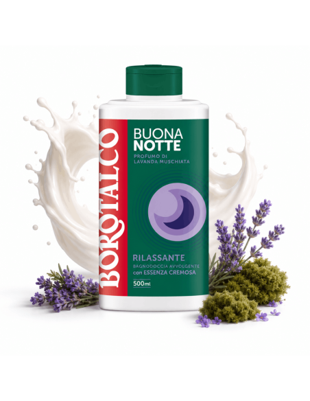 Borotalco BuonaNotte Lavender Bath & Shower Gel