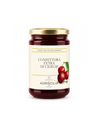 Agrisicilia Confettura Extra di Ciliegie - 340 gr