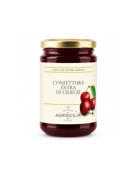 Agrisicilia Confettura Extra di Ciliegie - 340 gr