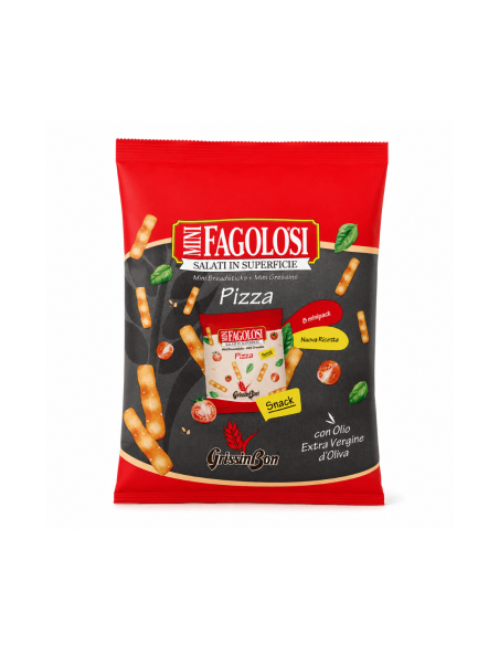 GrissinBon Mini Fagolosi Pizza multipack 8 pz - 165 gr