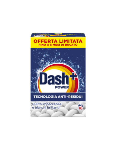Dash Power Detersivo in Polvere 83 lav. - 4150 g