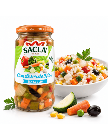 Saclà Condiriso Light senza olio für Reissalate