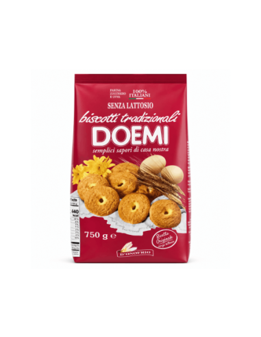 Doemi Biscotti Tradizionali senza lattosio - 750 gr