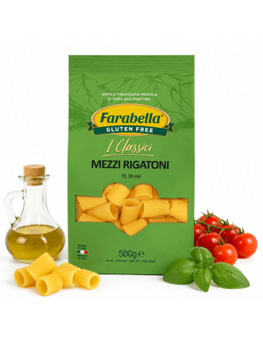 Farabella Mezzi Rigatoni Pasta senza glutine