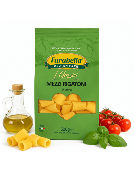 Farabella Mezzi Rigatoni Pasta senza glutine