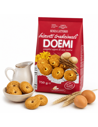 Doemi biscotti classici italiani senza lattosio