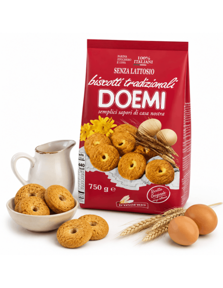 Doemi biscotti classici italiani senza lattosio