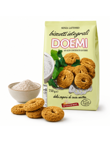 Doemi Biscotti Integrali per Colazione e Snack