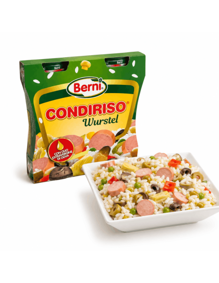 Berni Condiriso mit Würstchen Gemüsemischung